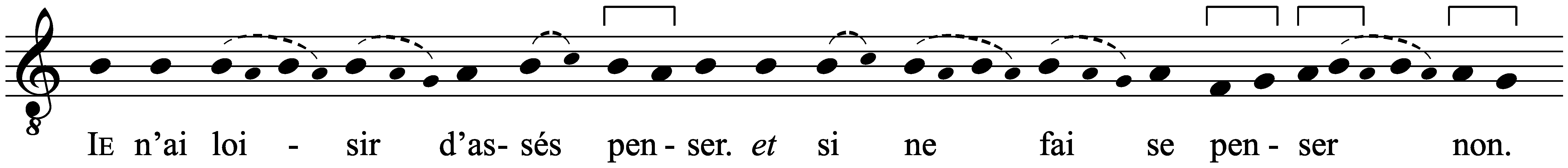 Work musical notation